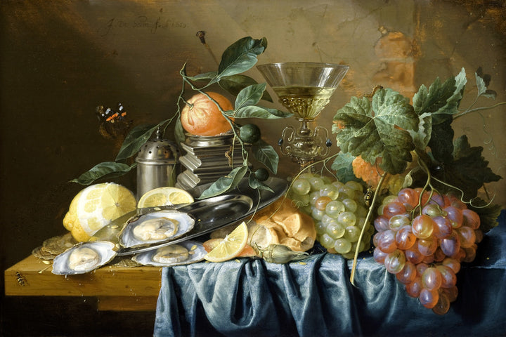 Still Life with Oysters and Grapes