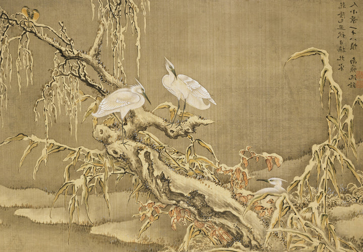 Album of Birds and Animals (Wintry Storks)