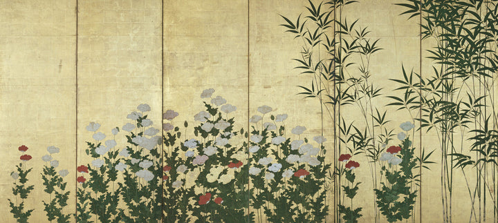 Bamboo and Poppies II