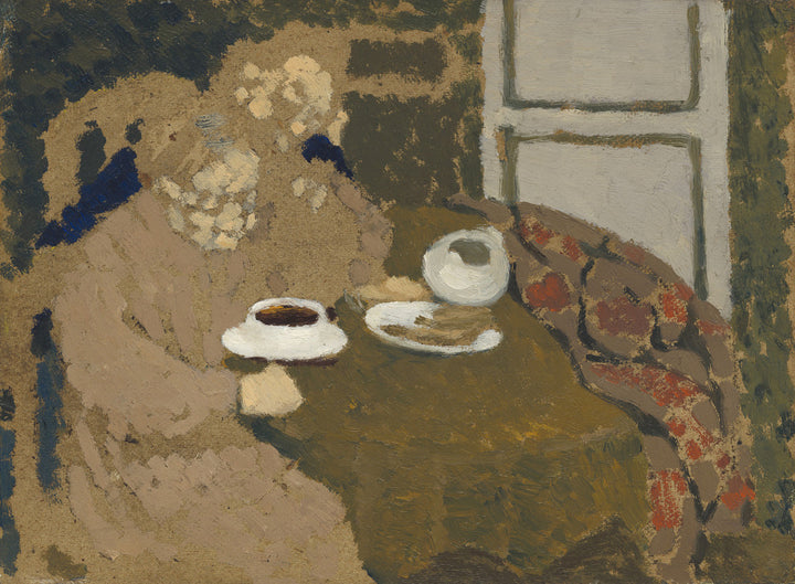 Two Women Drinking Coffee