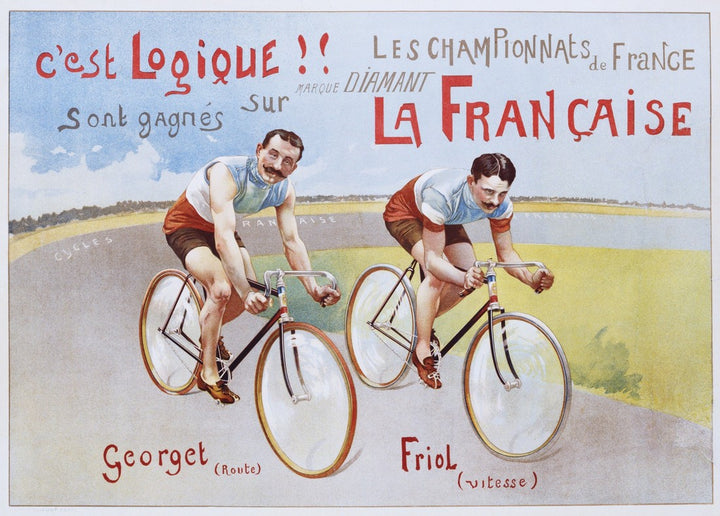 Circa 1906 French Poster for Marque Diamant