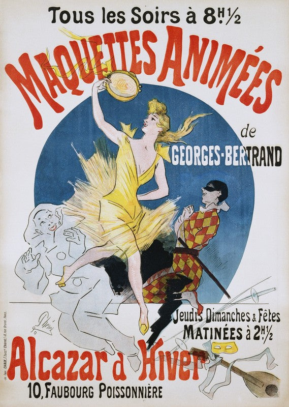 Maquettes Animees de Georges Bertrand Poster