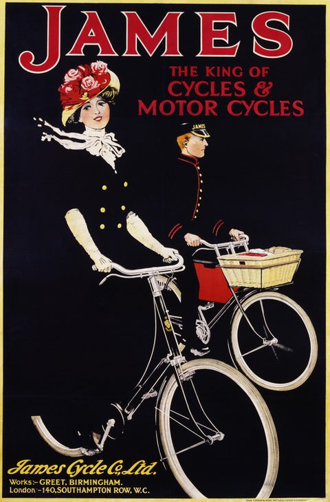 James - The King of Cycles & Motorcycles Poster