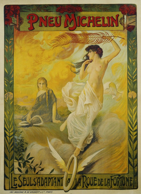 Pneu Michelin Advertisement Poster