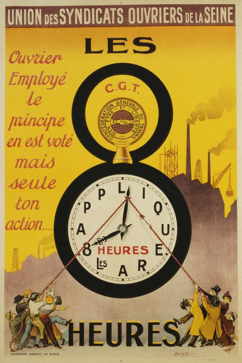Les 8 Heures Work Incentive Poster