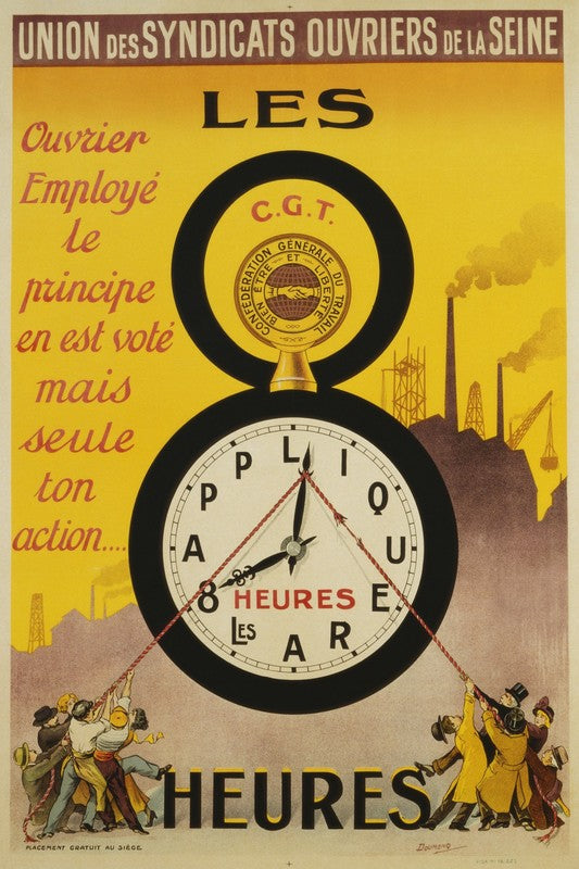 Les 8 Heures Work Incentive Poster