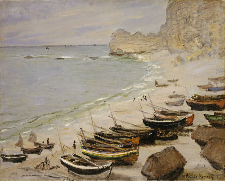 Boat on the Beach at Etretat