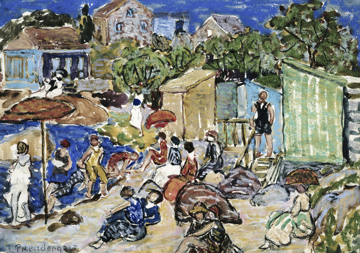 Painting of a Beach Scene