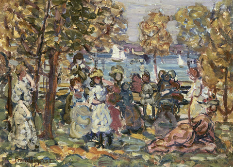 Waterside Park Scene