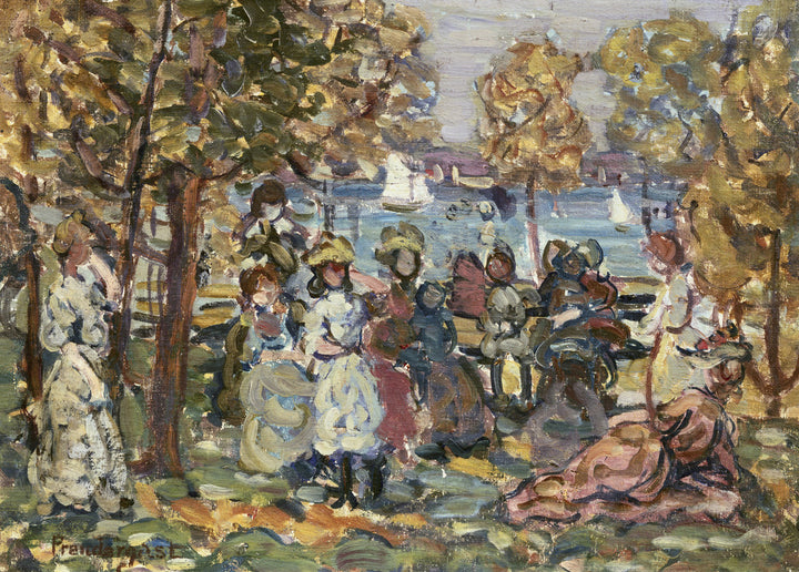 Waterside Park Scene