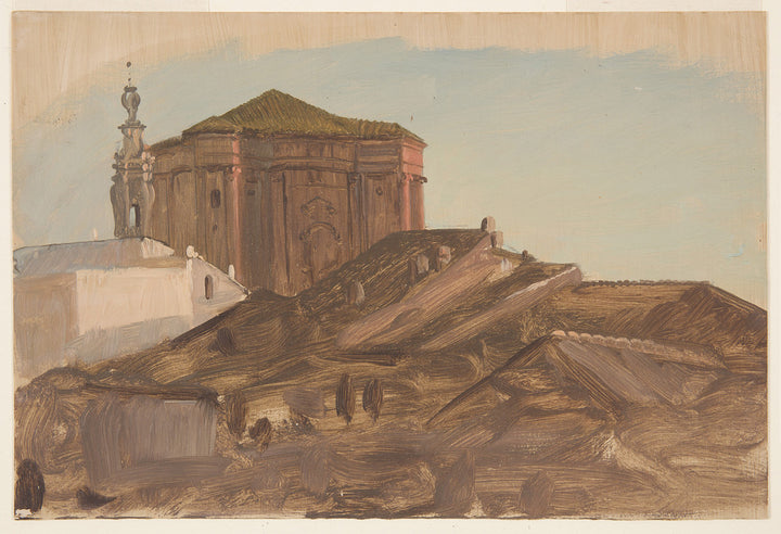 Rooftops near Sant'Andrea delle Fratte from the Pincio, Rome