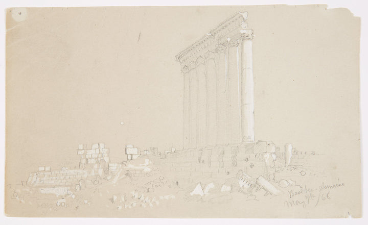 Temple of Jupiter at Sunrise, Baalbek