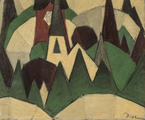 Nature Symbolized #3: Steeple and Trees