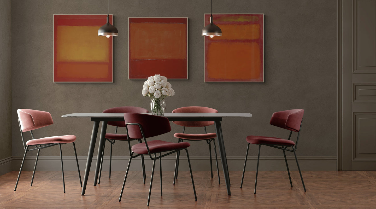 Provada hero — dining room with Rothko